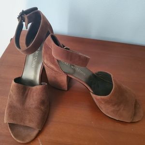 Stuart Weitzman suede sandals